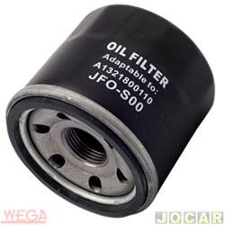 Filtro de leo - Wega Motors - ForTwo Passion 1.0 12V Turbo 2009 at 2015 - cada (unidade) - JFOS00