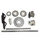 Kit corrente - Frontier - Ford Ranger Cabine Simples XLS 4X2 2.3 Duratec 16V gasolina de 2005 at 2009 - Ranger 2.3 2001 at 2012 - Fusion 2.5 2009 at 2016 - completo sem polia de avano - jogo - 26527