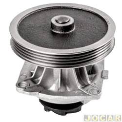 Bomba d'gua - Indisa - <b>Fiat Palio Hatch ELX 1.6 mpi 4P de 1998 at 2000</b> - Palio/Siena/Strada 1.6 8V 1999 at 2000 - sem ar - cada (unidade) - 352005