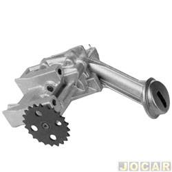 Bomba de leo - Indisa - <b>Renault Logan Expression 1.6 8V Hi-Torque Flex de 2007 at 2013</b> - Logan/Sandero 1.6 8v 2008 em diante - engrenagem de acionamento 22 dentes - cada (unidade) - 70273