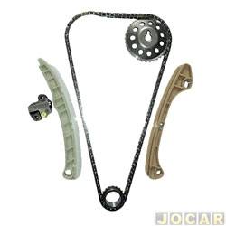 Kit corrente - Frontier - <b>JAC Motors J2 Hatch 1.4 16V jetflex 4P de 2013 at 2016</b> - J2/J3 1.4 2011 em diante - jogo - 70536