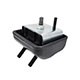 Coxim do motor - Jahu - Ford Ranger Cabine Simples XLS 4X2 2.3 Duratec 16V gasolina de 2005 at 2009 - Ranger 2.3/2.5/2.8/3.0 1997 at 2012 - lado do passageiro - cada (unidade) - 23128-5