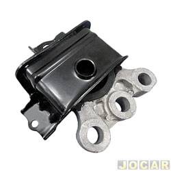Coxim do motor - Jahu - <b>Chevrolet Onix Hatch Effect 1.4 8V SPE/4 cmbio manual Flex 4P de 2014 at 2016</b> - Onix 2012 at 2016 - modelo original - dianteiro - cada (unidade) - 32451-2