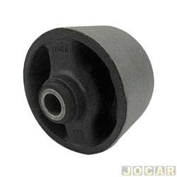 Coxim do motor - Jahu - <b>JAC Motors J3 Hatch S 1.5 16V Jet Flex 4P de 2011 at 2016</b> - Jac J3 2011 at 2016 - refil - (74,5x42mm-12,3x66mm) - dianteiro - lado do passageiro/motorista - cada (unidade) - 48544-2