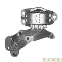 Coxim do motor - Jahu - <b>Renault Duster Tech Road II 4X2 2.0 16V Hi-Flex 4P de 2013 at 2015</b> - Duster 2011 at 2020 - Oroch 2015 at 2022 - para motores 2.0 - com direo hidrulica - dianteiro - lado do passageiro - cada (unidade) - 52442-4