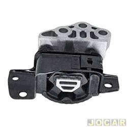 Coxim do motor - Jahu - <b>Fiat Punto Essence 1.8 16V Dualogic Flex 4P de 2010 at 2012</b> - Punto 2008 at 2012 - modelo original - dianteiro - lado do passageiro - cada (unidade) - 64094-0