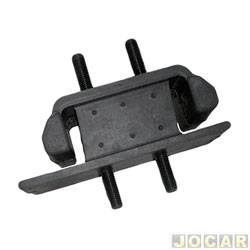 Coxim do motor - Jahu - <b>Iveco Daily Chassi 50.13 Chassi Curto de 2005 at 2007</b> - Iveco Daily 1997 em diante - rosca M12 - dianteiro - cada (unidade) - 67007-7