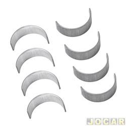 Bronzina da biela - Frontier - <b>Renault Logan Expression 1.6 8V Hi-Power cmbio EasyR Flex de 2014 at 2017</b> - Clio/Logan/Sandero 2005 em diante - standard sem unha - jogo - 13513