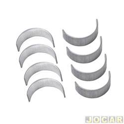 Bronzina da biela - Frontier - <b>Renault Clio Hatch Expression 1.0 16V Hi-Power Flex 4P de 2012 at 2016</b> - Clio/Logan/Sandero 2005 em diante - 0,25 sem unha - jogo - 13514