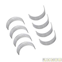 Bronzina da biela - Frontier - <b>Renault Logan Expression 1.6 16V SCe Flex de 2017 at 2019</b> - Clio/Logan/Sandero 2005 em diante - 0,50 sem unha - jogo - 13515