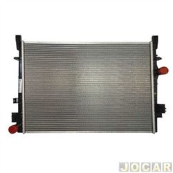 Radiador do motor - Valeo - <b>Dodge Journey R/T 2.7 V6 gasolina 4P de 2010 at 2011</b> - Journey/Freemont 2009 at 2018 - para modelos com cmbio automtico e ar condicionado - cada (unidade) - 522286