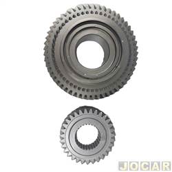 Engrenagem comando - Drivetec - <b>Fiat Ducato Van Combinato 2.8 Turbo-IC de 2002 at 2005</b> - Ducato/Jumper/Boxer 2.8 1998 at 2005 - 5a - 31 dentes - cada (unidade) - 73056