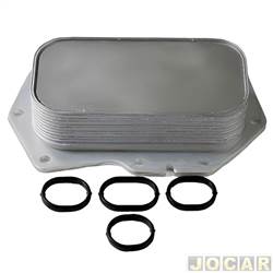 Radiador leo motor - Frontier - <b>Kia Bongo Cabine Simples STD 2.5 TD TB-IC 4x2 cmbio manual de 2017 at 2023</b> - HR/Bongo 2.5 2013 em diante - cada (unidade) - 73128