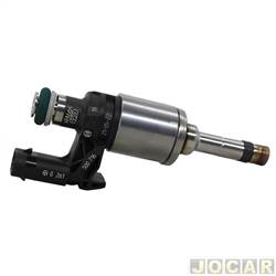 Bico injetor - Bosch - <b>Volkswagen up! Move 1.0 TSI 12V Flex 4P de 2015 at 2017</b> - Golf/Polo/T-Cross/Tiguan/up!/Virtus 2014 at 2022 - motores 1.0 e 1.4 TSi - cada (unidade) - 0261500475 / 0261500716