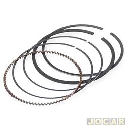 Anel de segmento - Frontier - <b>Ford Fiesta Hatch First 1.0 8V Flex 4P de 2006 at 2007</b> - Fiesta 1.0 8V 2002 at 2007 - 0,50 - medidas: 69,18 x 1,2 x 1,5 x 2,0 - cada (unidade) - 24981