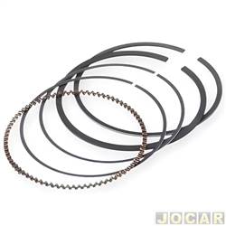 Anel de segmento - Frontier - <b>Fiat Palio Hatch EX 1.0 8V Flex 2P de 2005 at 2007</b> - Palio 1.0 8V 2001 at 2017 - 0,60 - medidas: 70,6 x 1,2 x 1,2 x 2,5 - cada (unidade) - 24963