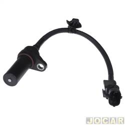Sensor de rotao - Hella - <b>Hyundai HB20 Hatch Launch Edition 1.6 16V cmbio automtico Flex 4P de 2019 at 2019</b> - HB20 1.6 16V 2012 em diante - Cerato 1.6 16V 2009 at 2016 - I30/Veloster/Soul 1.6 16V - cada (unidade) - 6PU358191241
