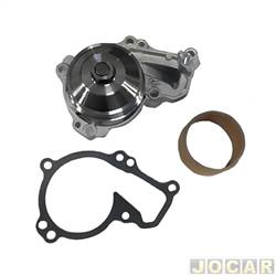 Bomba d'gua - Drivetec - <b>Citron C3 Start Web 1.2 12V cmbio manual Flex 4P de 2016 at 2021</b> - C3 2013 em diante - com junta metlica - cada (unidade) - 73357