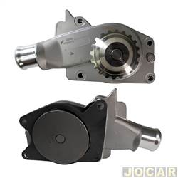Bomba d'gua - Autotec - <b>Chery Celer Hatch ACT 1.5 16V  Flex 4p  de 2014 at 2018</b> - Celer 1.5 2012 em diante - cada (unidade) - 72790