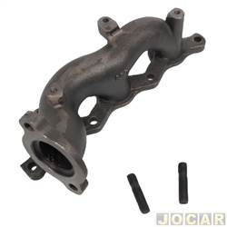 Coletor Escape - Drivetec - <b>Mitsubishi L-200 Cabine Dupla Triton HPE 4X4 AT 3.5 V6 Flex de 2012 at 2017</b> - L200 3.5 2008 em diante - lado do passageiro - cada (unidade) - 74795
