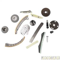 Kit corrente - Original Iveco - <b>Iveco Daily Chassi 55C16 de 2009 at 2012</b> - Iveco Daily  2008 em diante - jogo - 74458