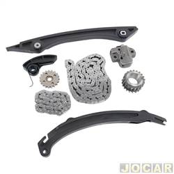 Kit corrente - Frontier - <b>Ford Focus Hatch Titanium Plus 2.0 16V PowerShift Flex de 2013 at 2015</b> - Focus 2.0 2013 at 2019 - jogo - 73156
