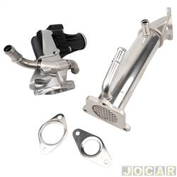 Vlvula EGR - Frontier - <b>Ford Ranger Cabine Simples Chassi XL 4X4 2.2 cmbio manual diesel de 2012 at 2015</b> - Ranger/Transit 2.2 16v 2012 at 2014 - C/ COOLER - cada (unidade) - 72127