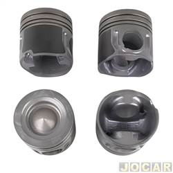 Pisto Motor - Frontier - <b>Kia Bongo Cabine Simples STD 2.5 TD TB-IC 4x2 cmbio manual de 2017 at 2023</b> - HR/Bongo 2.5 2013 em diante - 0,50 com pino CANALETA ACO E GALERIA  REFRIGERACAO - jogo - 71600
