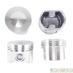 Pisto Motor - Frontier - <b>Fiat Palio Hatch Fire 1.0 8V Flex 4P de 2006 at 2009</b> - Uno/Palio 1.0 8v 2006 em diante - 0,60 com pino - jogo - 24398