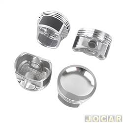 Pisto Motor - Frontier - <b>Fiat Palio Hatch ELX 1.4 8V Flex 4P de 2007 at 2011</b> - Palio 1.4 8v 2006 em diante - 0,60 com pino - jogo - 24404