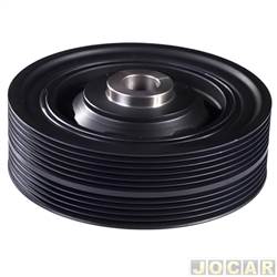 Polia virabrequim - Frontier - <b>Fiat Ducato Van Combinato 2.8 JTD de 2005 at 2009</b> - Ducato/Jumper/Boxer 2.8 1998 at 2016 - C/AR/POLIA DUPLA - cada (unidade) - 70182