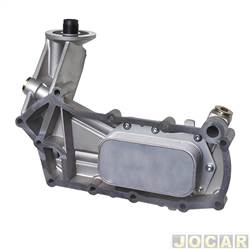 Radiador leo motor - Frontier - <b>Kia Bongo Cabine Simples STD 2.5 TD TB-IC 4x2 cmbio manual de 2017 at 2023</b> - HR/Bongo 2.5 2013 em diante - completa - cada (unidade) - 73129