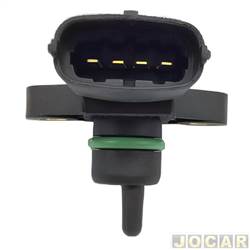 Sensor de fluxo de ar (MAF) - alternativo - Drivetec - <b>Kia Bongo Cabine Simples STD 2.5 TD TB-IC 4x2 cmbio manual de 2017 at 2023</b> - HR/Bongo 2.5 2005 em diante - PRESSAO DO COLETOR/VAI EM CIMA  DO COLETOR DE ESCAPE - cada (unidade) - 71462