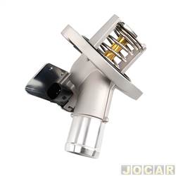 Vlvula termosttica - Drivetec - <b>Chevrolet S10 Cabine Dupla Advantage 4X2 2.5 16V Flexpower de 2016 at 2020</b> - S10 2.5 2015 at 2019 - C/SENSOR 96C - cada (unidade) - 74201