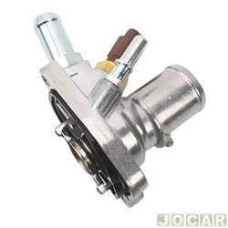 Vlvula termosttica - Drivetec - <b>Fiat Palio Hatch Attractive 1.0 8V Flex 4P de 2011 at 2017</b> - Fiat 500 1.4 2010 em diante - C/SENSOR 88C - cada (unidade) - 74430