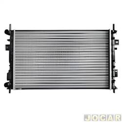 Radiador do motor - importado - Ford Fiesta Hatch First 1.6 8V Flex 4P de 2004 at 2007 - Fiesta hatch/sedan 2003 at 2014 - com e sem ar condicionado - cada (unidade) - 29848