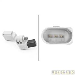 Sensor de rotao - Hella - <b>Volkswagen Saveiro 1.6 Mi Total Flex - G4 de 2009 at 2010</b> - Kombi 1.4 2005 at 2014 - cada (unidade) - 6PU009163491