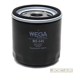 Filtro de leo - Wega Motors - <b>Volkswagen Saveiro Cabine Simples Robust 1.6 8V Flex de 2016 em diante</b> - Fox 1.6 2015 em diante - blindado - cada (unidade) - WO-545