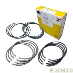 Anel de segmento - Metal Leve - <b>Chevrolet Celta LS 1.0 VHCE 8V Flexpower 2P de 2011 at 2015</b> - Celta 2012 at 2016 - Prisma 2011 at 2014 - Standard - jogo - STA8476STD