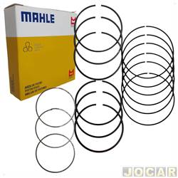 Anel de segmento - Metal Leve - <b>Ford Ka SE Plus 1.0 12V Flex 4P de 2014 at 2021</b> - Ka 1.0 2015 at 2019 - Standard - jogo - PR9245050