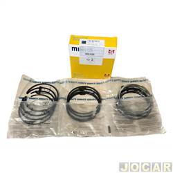 Anel de segmento - Metal Leve - <b>Volkswagen Saveiro Crossover 1.8 Mi Total Flex - G4 de 2005 at 2008</b> - Gol/Parati/Saveiro/Voyage 1.6/1.8 8v 1997 at 2008 - Standard - Motor AP - jogo - SNA7215STD