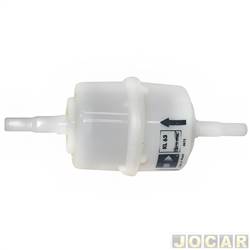 Filtro de combustvel - Metal Leve - <b>Asia Towner Pick-up 0.8 MPFI 2P de 1998 at 1999</b> - Uno Mille 1.0 8v 1990 at 1995 - modelos com carburador - bico de 8mm - gasolina - cada (unidade) - KL63