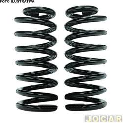 Mola de suspenso - Fabrini - <b>Fiat Palio Hatch ELX 1.6 mpi 16V 4P de 2000 at 2003</b> - Palio/Siena/PalioWeekend 2001 em diante - com ou sem ar condicionado - dianteiro - par - IFT0419