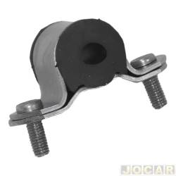 Kit da barra estabilizadora - Sampel - <b>Fiat Strada Cabine Simples LX 1.6 mpi 16V gasolina 2P de 1998 at 2000</b> - Palio/Siena/Strada 1996 at 2000 - dianteira - jogo - SK1112A