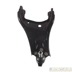 Bandeja da suspenso - DLZ - <b>Renault Duster Expression 4X2 1.6 16V SCe Flex 4P de 2016 at 2020</b> - Duster 2011 em diante - Oroch 2015 em diante - com piv e bucha - lado do passageiro - cada (unidade) - 70178
