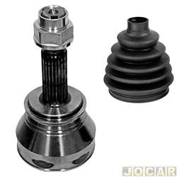 Junta homocintica - Nakata - <b>Fiat Dobl ELX 1.6 mpi 16V de 2001 at 2003</b> - Doblo 1.3 8/16v 1.6 16v 2001 at 2009 - fixa - lado roda - manual sem ABS - lado do passageiro/motorista - cada (unidade) - NJH511409