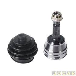 Junta homocintica - Autotec - <b>Fiat Palio Hatch EX 1.0 mpi 2P de 1998 at 2000</b> - Palio/Weekend/Siena 1.0/1.3 1996 at 2000 - lado da roda - sem ABS - cada (unidade) - 17095