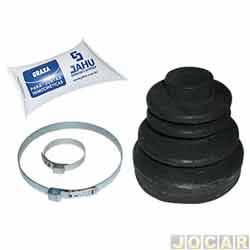 Kit reparo junta homocintica - Jahu - <b>Ford Ranger Cabine Simples XL 4X2 3.0 Turbo-IC PowerStroke diesel de 2005 at 2009</b> - Ranger 3.0 2005 at 2012 - lado cmbio - cada (unidade) - 23284-8
