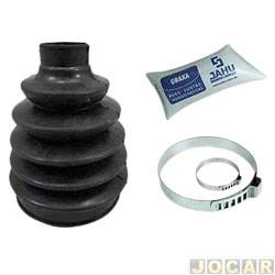 Kit reparo junta homocintica - Jahu - <b>Ford Ranger Cabine Simples XLS 4X2 2.3 Duratec 16V gasolina de 2005 at 2009</b> - Ranger 2005 at 2012 - lado roda - cada (unidade) - 23415-6