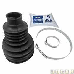 Kit reparo junta homocintica - Jahu - <b>Ford Ranger Cabine Dupla XL 4X2 3.0 Turbo-IC PowerStroke diesel de 2005 at 2009</b> - Ranger 3.0 2005 at 2012 - lado cmbio - trizeta - cada (unidade) - 23416-3